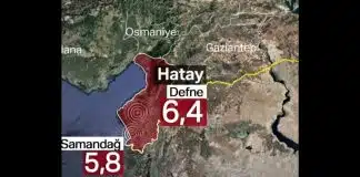 Hatay’da 6,4 ve 5,8’lik depremler: Bazı binalar yıkıldı Hatay deprem