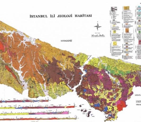 istanbul jeoloji haritası