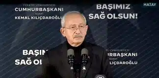 Kılıçdaroğlu Hatay’da konuştu: Herkesin anahtarını teslim edeceğiz, beş kuruş almayacağız Kılıçdaroğlu Hatay