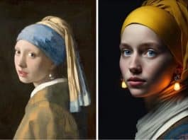 yapay zeka inci küpeli