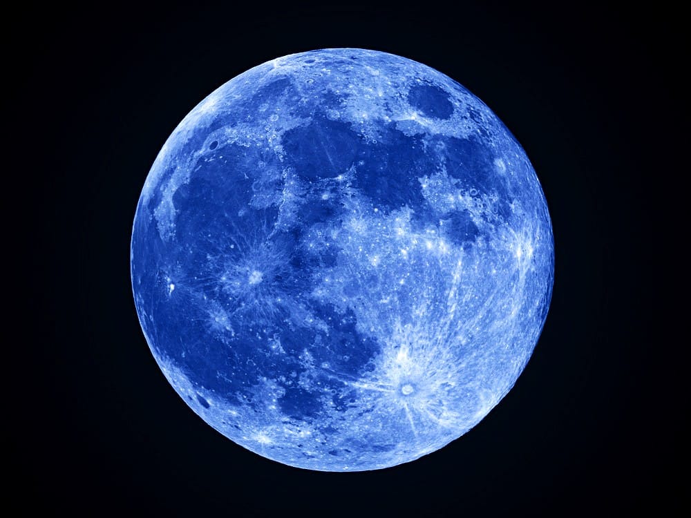 Mavi Ay dolunay