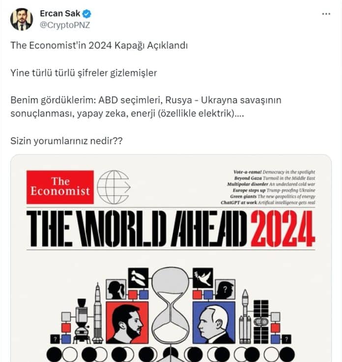 The Economist 2024 kapağı ne anlatıyor? İndigo Dergisi