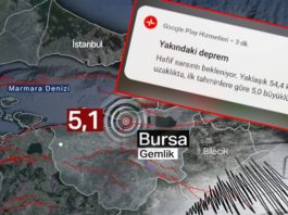 deprem uyarısı