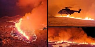 İzlanda'da volkan patlaması