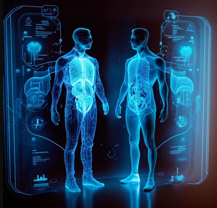 dijital ikizler insan vücudu