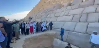 Mısır Piramitlerinin yenilenmesi tartışmalara neden oldu! Mısır Piramitlerinin yenilenmesi