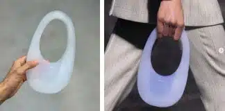 Bu çanta yüzde 99 havadan oluşuyor: Bulut gibi görünüyor! havadan oluşan çanta
