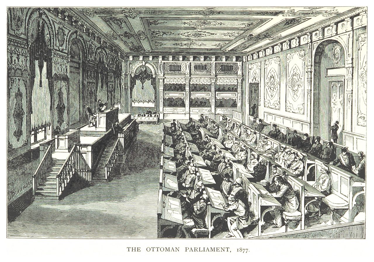 Osmanlı parlamento toplantısı