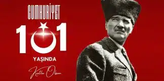 Türkiye Cumhuriyeti 101. yaşında: Kutlu olsun! türkiye cumhuriyeti