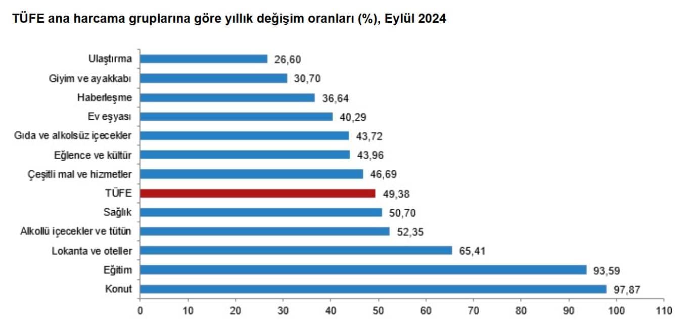 tüfe harcama grupları