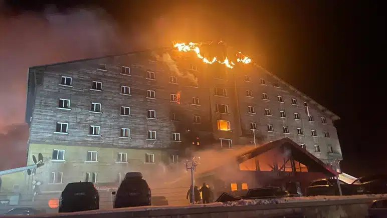 kartalkaya otel yangını