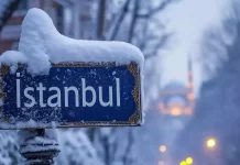 istanbul'da kar