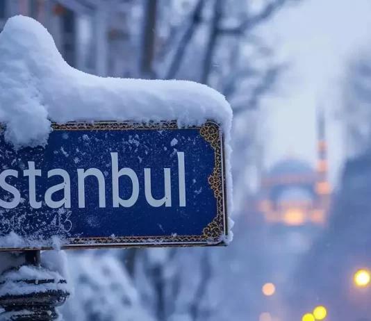 istanbul'da kar