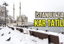 istanbul'da okullar tatil