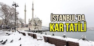 istanbul'da okullar tatil