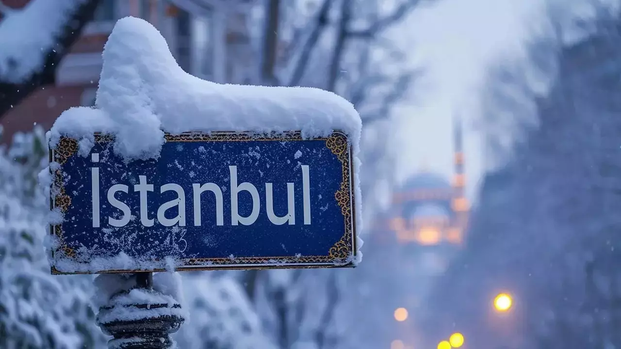 istanbul'da kar