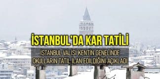 İstanbul okullar tatil