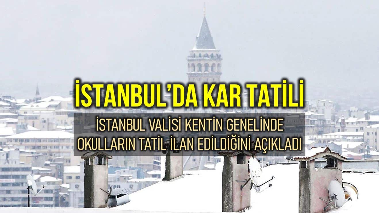 İstanbul okullar tatil