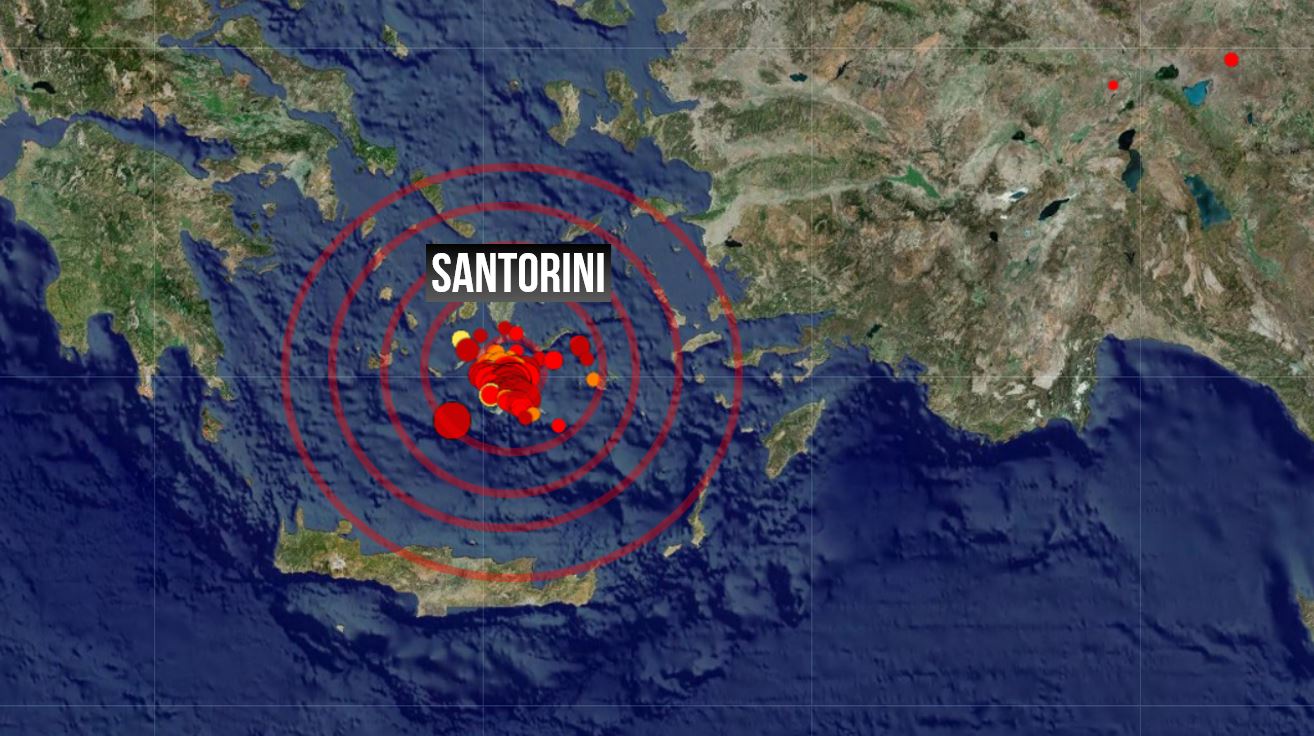 Santorini deprem