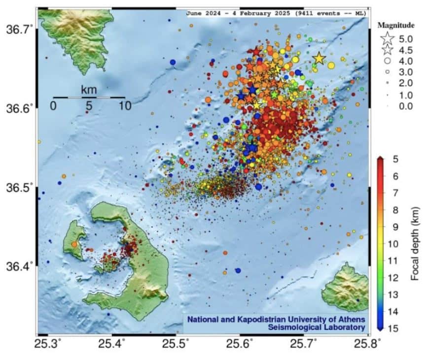 santorini quakes