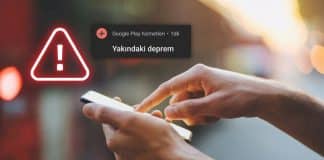 Deprem uyarı sistemi