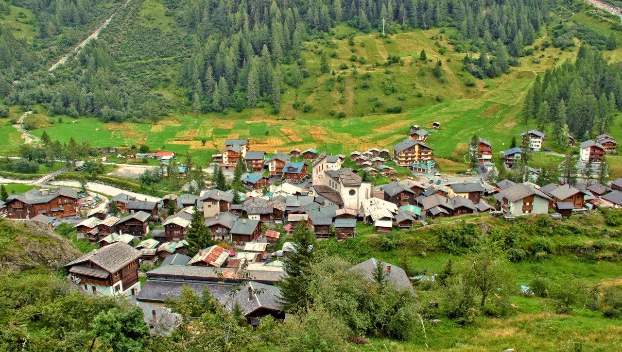 isviçre alpleri blatten