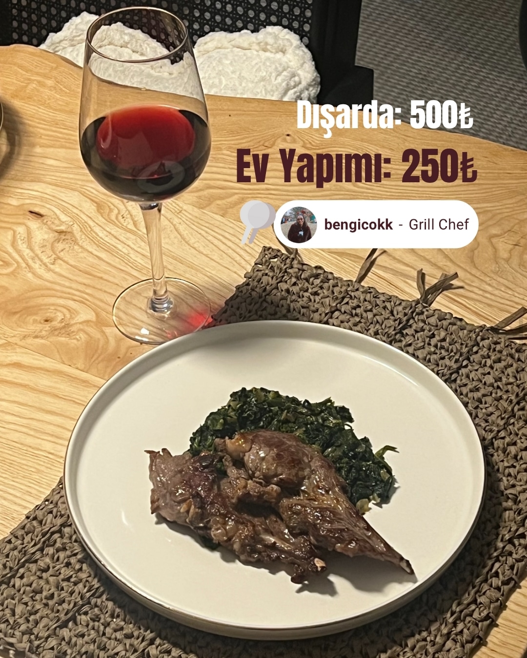 evde yemek yapmak