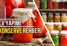 evde konserve yapımı
