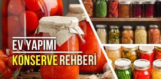 evde konserve yapımı