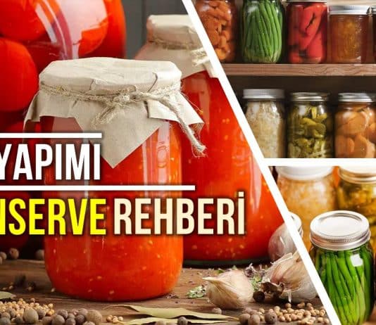 evde konserve yapımı