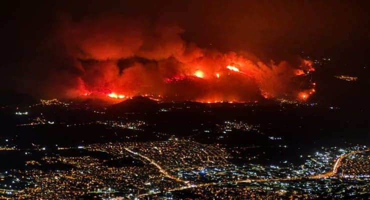 bursa orman yangını