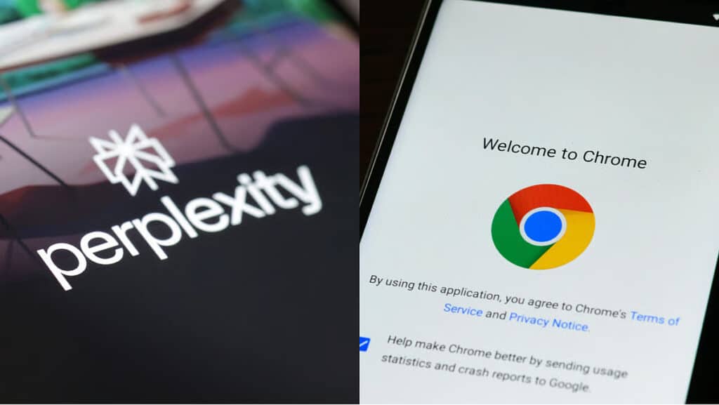 Perplexity, Google Chrome
