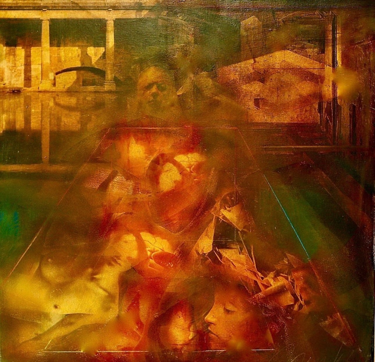 Utku Varlık, Düş Yörüngesi, tuval üzerine yağlı boya, 2007