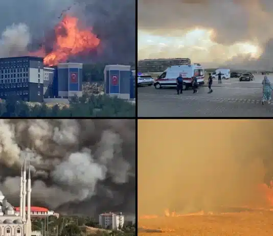 Çanakkale yangını