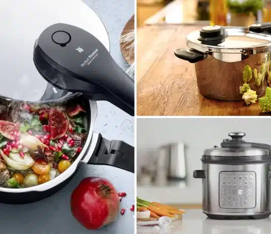 En iyi düdüklü tencere seçimi: Fissler düdüklü tencere, WMF düdüklü tencere ve Sage akıllı düdüklü tencere modellerinin karşılaştırması.