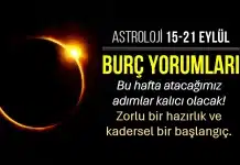 15-21 Eylül 2025 haftalık burç yorumları ve haftalık astroloji analizi: Başak burcundaki Güneş Tutulması burç yorumları.