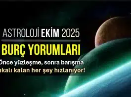 Ekim 2025 aylık burç yorumları ve astroloji analizi: Koç Dolunayı ve Terazi Yeni Ayı'nın Koç, Boğa gibi tüm burçlara etkileri.