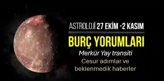 27 Ekim - 2 Kasım haftalık burç yorumları: Merkür Yay burcunda ve haftalık astroloji gündemi.