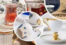 Farklı markaların ikonik ürünlerini inceleyin: Paşabahçe çay bardağı, Acar kahve fincanı ve English Home kahve fincanı.