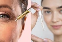 Retinol kullanımı: Retinol yanığı, zayıflamış cilt bariyeri ve güneş kremi kullanımı üzerine bir konsept.