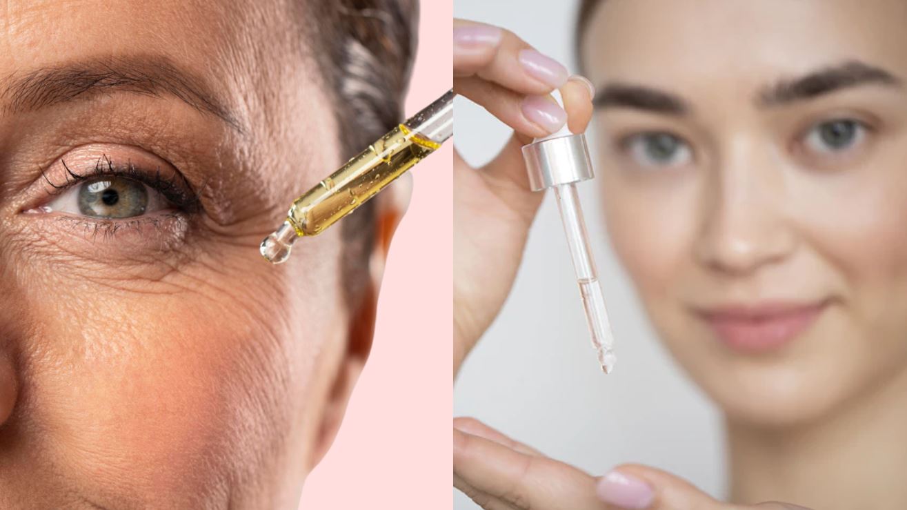 Retinol kullanımı: Retinol yanığı, zayıflamış cilt bariyeri ve güneş kremi kullanımı üzerine bir konsept.