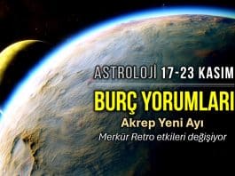 17 - 23 Kasım 2025 haftalık burç yorumları: Merkür Retrosu, Akrep Yeni Ayı ve Güneş Yay'da astroloji etkileri.