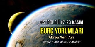 17 - 23 Kasım 2025 haftalık burç yorumları: Merkür Retrosu, Akrep Yeni Ayı ve Güneş Yay'da astroloji etkileri.