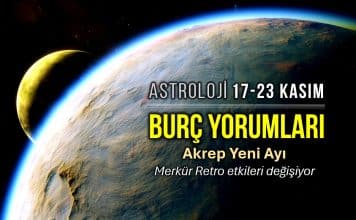 Astroloji: 17 – 23 Kasım 2025 haftalık burç yorumları 17 - 23 Kasım 2025 haftalık burç yorumları: Merkür Retrosu, Akrep Yeni Ayı ve Güneş Yay'da astroloji etkileri.