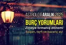 Aralık 2025 aylık burç yorumları: Mars Oğlak burcunda, İkizler Dolunayı ve Yay Yeni Ayı astroloji etkileri.