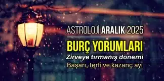 Aralık 2025 aylık burç yorumları: Mars Oğlak burcunda, İkizler Dolunayı ve Yay Yeni Ayı astroloji etkileri.