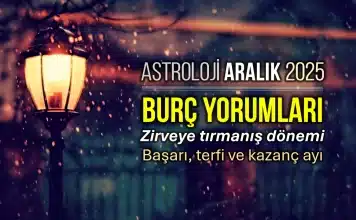 Aralık 2025 aylık burç yorumları: Mars Oğlak burcunda, İkizler Dolunayı ve Yay Yeni Ayı astroloji etkileri.