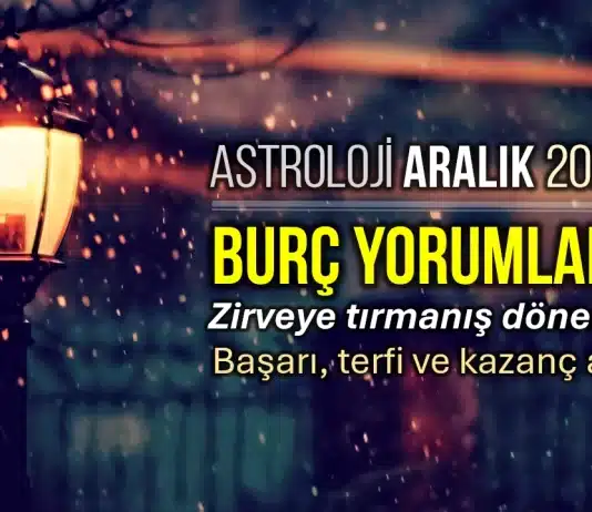 Aralık 2025 aylık burç yorumları: Mars Oğlak burcunda, İkizler Dolunayı ve Yay Yeni Ayı astroloji etkileri.