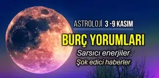 3 - 9 Kasım 2025 haftalık burç yorumları: Mars Yay, Boğa Dolunayı ve Merkür Retro astroloji etkileri.