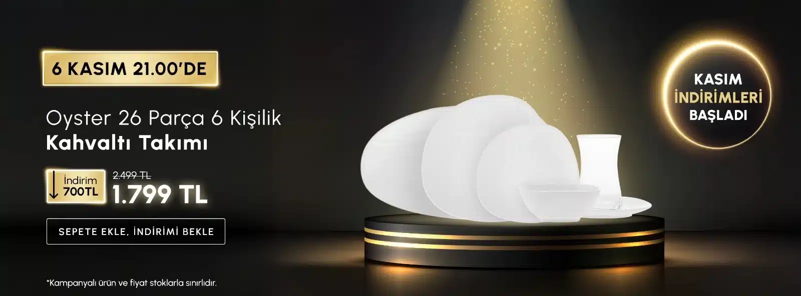 İndirimli Karaca Black Friday kampanyası: Çeyiz hazırlığı için sofra şıklığı sunan yemek takımı ve tencere setleri.